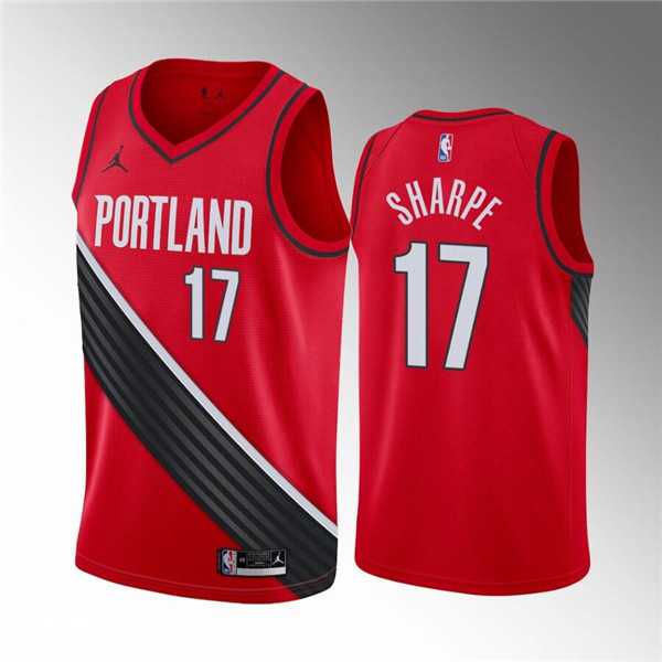 Portland Trail Blazers #17 Shaedon Sharpe Red Statement Edition Stitched Basketball Jersey Dzhi,We sell and wholesale Portland Trail Blazers #17 Shaedon Sharpe Red Statement Edition Stitched Basketball Jersey Dzhi on line form chian!